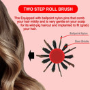VeSS Roll Brush Red -hiusharja