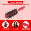 VeSS Roll Brush Red -hiusharja