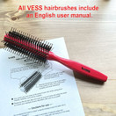 VeSS Roll Brush Red -hiusharja