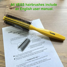 VeSS Roll Brush Yellow -hiusharja