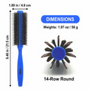 VeSS Roll Brush Blue -hiusharja
