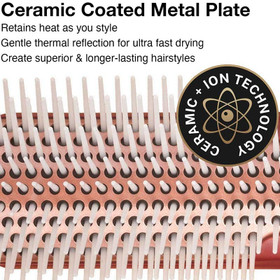 Olivia Garden HeatPro Ceramic & Ion Copper Thermal Brush -hiusharja