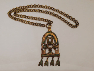 Kalevala Koru vintage riipus 196 pronssia 40-luku