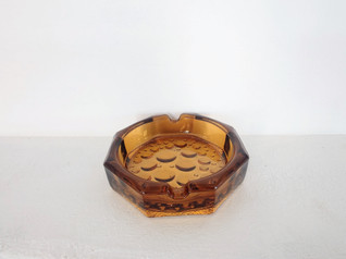 Riihimäki Stella Polaris tuhka-astia amber 