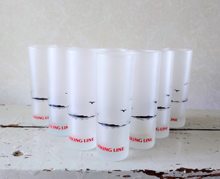 Viking Line juomalasi 8 kpl opaalilasia