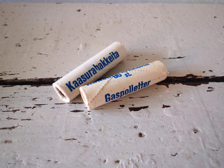 Kaasurahakkeita - Helsingin Kaasulaitos polettipötkö 2 kpl vuosilta 1939-1948