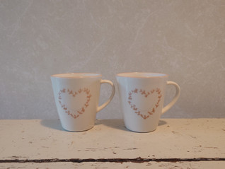 Pentik sydän kahvimuki 2 kpl