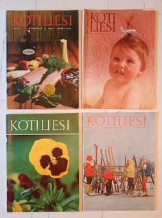 Kotiliesi lehti 1964-1965 4 kpl