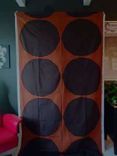 Marimekko Isot kivet vintage verho Maija Isola