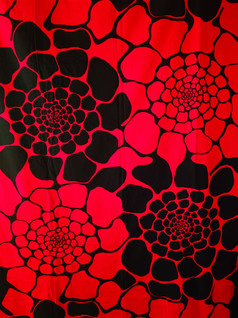 Fin-Helen Käräjäkivet punainen vintage verho / pöytäliina  