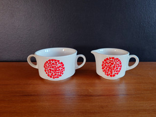 Arabia Takiainen kermakko ja sokerikko