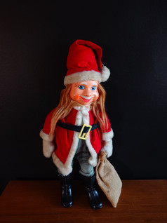 Iso joulutonttu 50cm 1950-luku