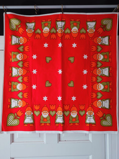 Retro punainen joululiina 