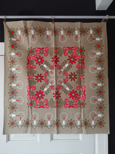 Joulu pöytäliina beessi tausta