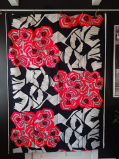 Fin-Helen Lukki vintage verho / kangas / pöytäliina