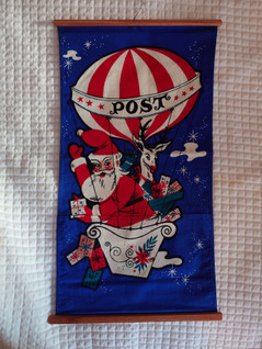 Vintage Post joulupukki seinävaate