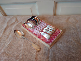 Musla keskikokoinen hopealusikka Elli 6 kpl 