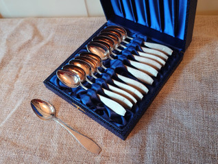 Kahvilusikka hopea Sucros 12 kpl laatikossa 