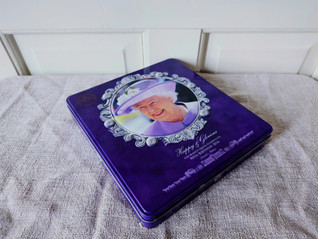 Kuningatar Elisabeth II 90v syntymäpäivä peltirasia