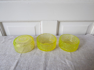 Riihimäki Grapponia keltainen jälkiruokakulho 9,5 cm kappaleittain