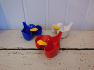 Fischer Price vintage kylpyankka 3 kpl