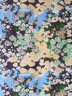 Fin-Helen Juhannus vintage pöytäliina / verho 1970-luku