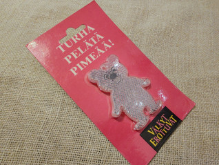 Turha pelätä pimeää Nalle-heijastin kortti vintage