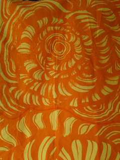 Marimekko Lempivaimot 1968 oranssi kangaspala