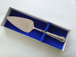 Chippendale vintage kakkulapio hopea