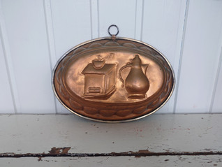 Vanha kuparivuoka / kakkuvuoka