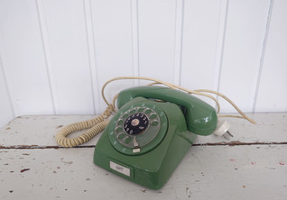 LM Ericsson vihreä lankapuhelin 