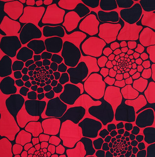 Fin-Helen Käräjäkivet punainen verho 2 kpl