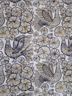 Fin-Helen Elämänlanka 70-luvun pöytäliina / verho 