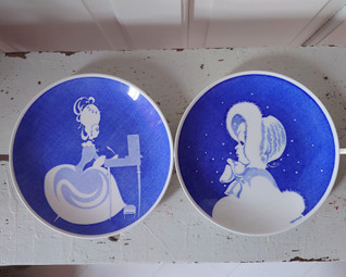 Gustafsberg 1977 ja 1978 vuosilautaset 2 kpl setti