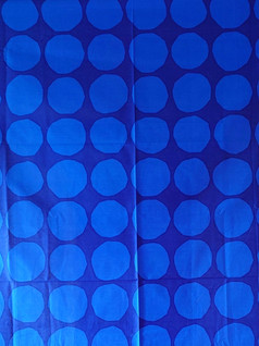 Marimekko pienet kivet sininen lakanakangas