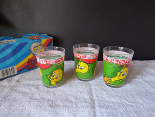 Looney Tunes vintage Luminarc juomalasi 3 kpl