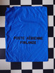 Poste Aerienne Finlande vintage lentopostisäkki kirkkaansininen