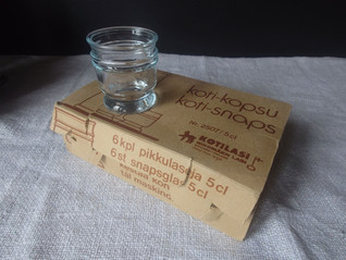 Riihimäki Koti-kopsu snapsilasi 6 kpl laatikossa 