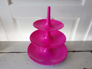 Koziol Germany vintage pinkki kerrostarjotin