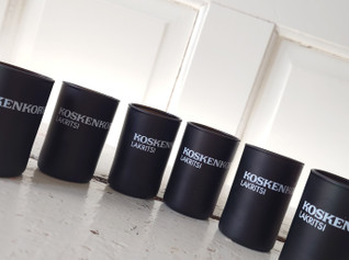 Koskenkorva lakritsi musta snapsilasi 6 kpl setti