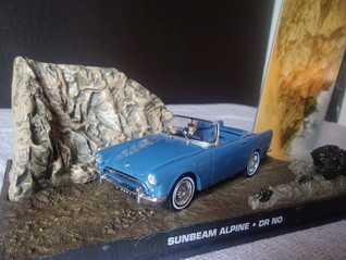 007 James Bond auto pienoismalli Sunbeam Alpine Doctor No