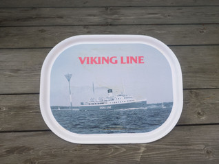 Viking Line vintage tarjotin 