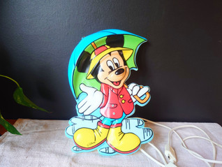Disney Mikki Hiiri retro seinävalaisin