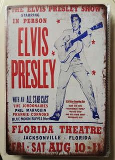 Peltikyltti Elvis Presley