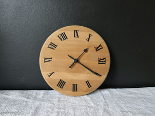 Ikea vintage puinen seinäkello 1980-luku