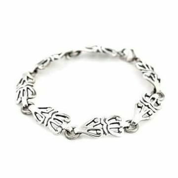 kalevalakoru Hopeinen aurinkoleijona rannekoru