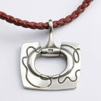 kalevalakorun hopeinen ratsumies riipus