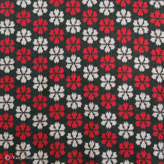 Kukat Organic Knitted Fabric, dark forest green