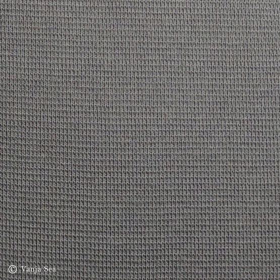 Organic Cotton Rib, dark grey