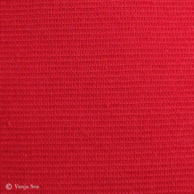 Organic Cotton Rib, red